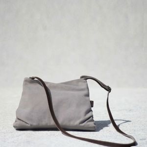 asum maya crossbody gray purse (cotton)